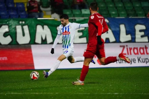 Ziraat T&uuml;rkiye Kupası: &Ccedil;aykur Rizespor: 0 - Beyoğlu Yeni &Ccedil;arşı: 1 (İlk yarı)
