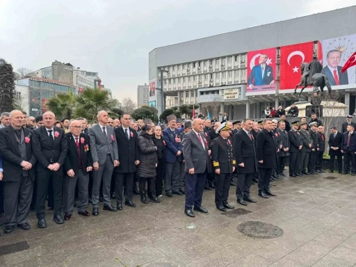 Zonguldak&rsquo;ta 18 Mart &Ccedil;anakkale Zaferi ve Şehitleri Anma G&uuml;n&uuml; dolayısıyla t&ouml;ren d&uuml;zenlendi
