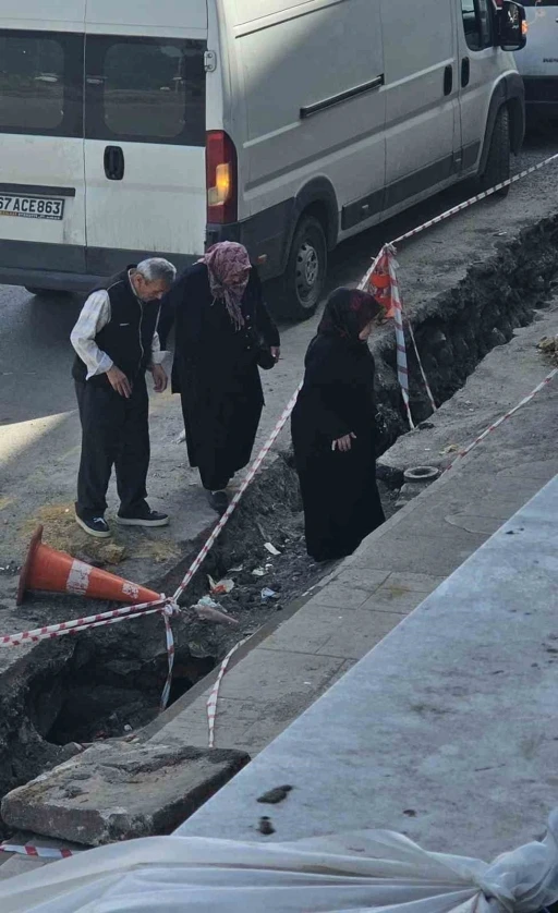 Zonguldak’ta alt yapı çalışması tehlikeye davetiye çıkartıyor
