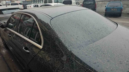 Zonguldak&rsquo;ta g&ouml;kten &ccedil;amur yağdı
