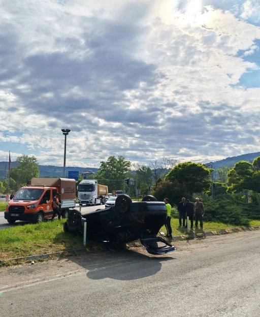 Zonguldak&rsquo;ta trafik kazasında 1 kişi yaralandı

