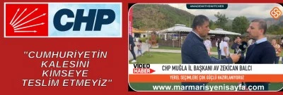 CHP Muğla İl Başkanı Balcı: 