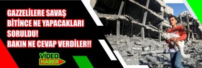 Gazze'deki savaşın ardından Filistinlilere ne yapacakları soruldu