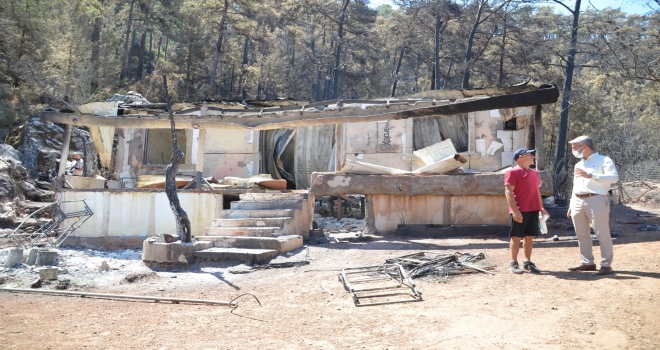 Marmaris Belediyesi Yangınzedelere El Uzattı