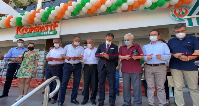 Fethiyede İkinci Tarım Kredi Kooperatifi Marketi Açıldı