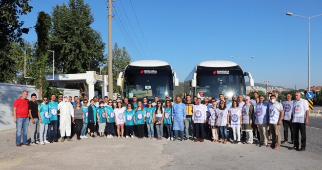 Eğitim Bir-Sen Üyeleri Ankaraya Hareket Etti