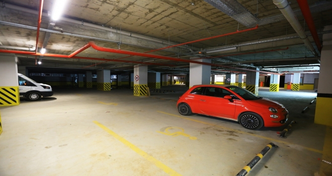 330 Araç Kapasiteli Otopark Hizmette