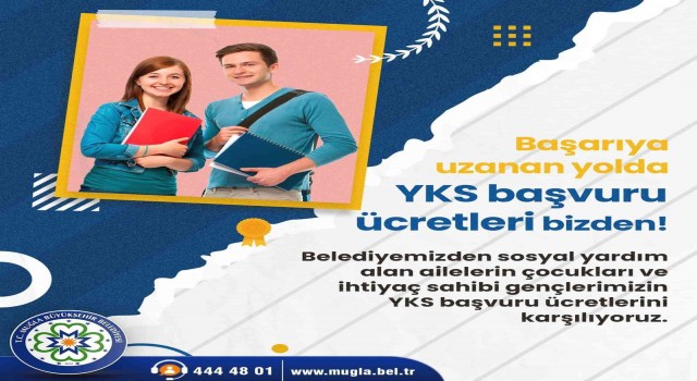 İhtiyaç sahibi öğrencilerin YKS sınav ücretleri Büyükşehirden
