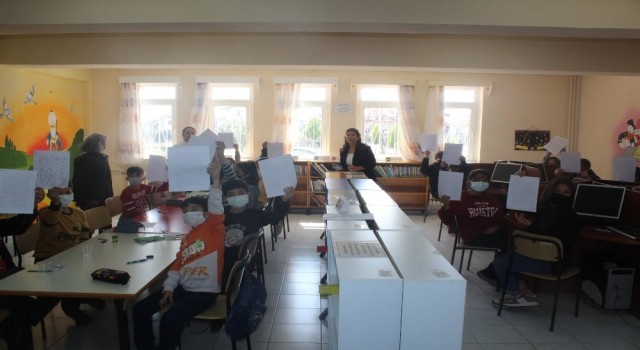 Köyceğizde ‘Ben Kütüphane Olsaydım konulu yazma etkinliği düzenlendi