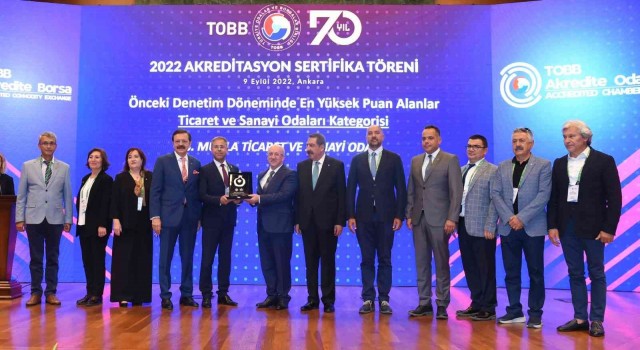 Muğla Ticaret ve Sanayi Odası Türkiye 3üncüsü oldu