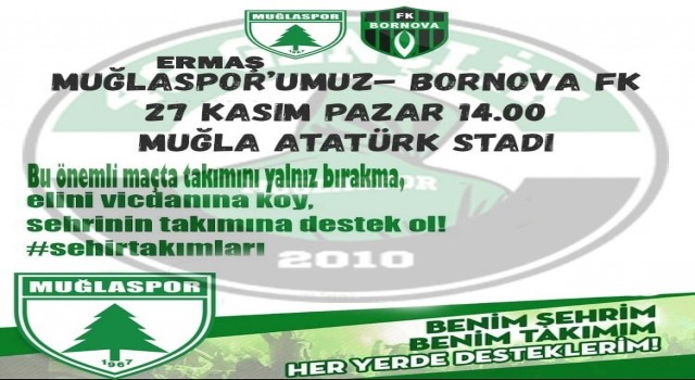 Ermaş Muğlaspor, Bornova FK ile karşılaşacak