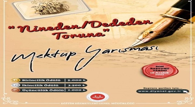 Köyceğizde  “Nineden, Dededen Toruna Mektup” yarışması başladı