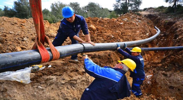 Muğlada Büyükşehirden iki mahalleye ilave su kaynağı