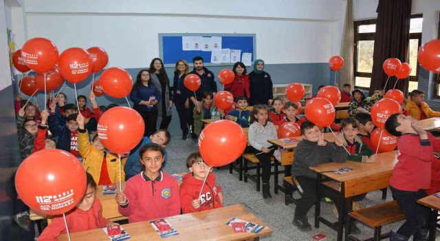 Okullarda ‘112 bilgilendirme çalışması