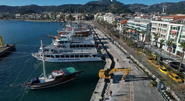 Marmaris Limanı yenilenen yüzüyle hizmet verecek