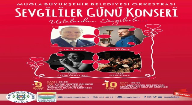 Büyükşehirden ‘Sevgililer Günü konseri