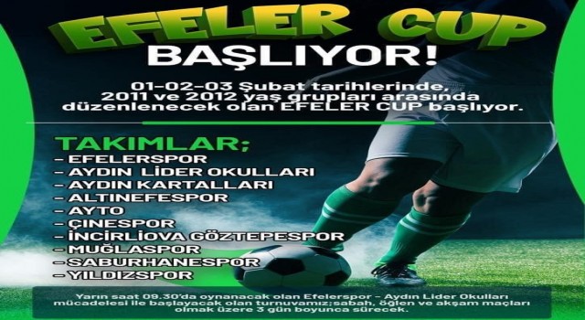 Muğlaspor U-11 takımı Efeler Cup turnuvasında yer alacak