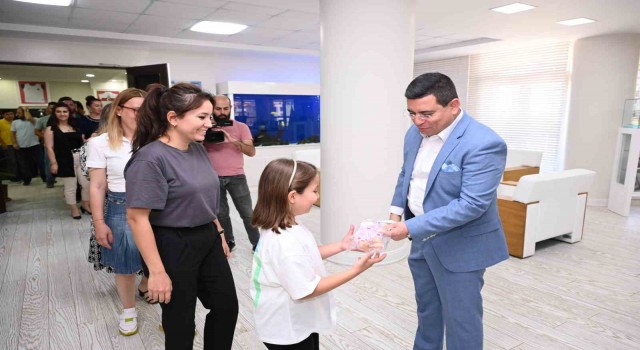 Kepez Belediyesinde bayramlaşma töreni