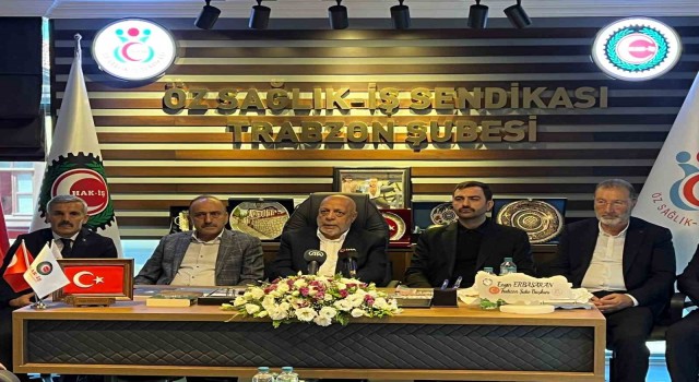 HAK-İŞ Başkanı Mahmut Arslan Trabzonda konuştu