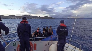 Bodrumda 19 düzensiz göçmen kurtarıldı