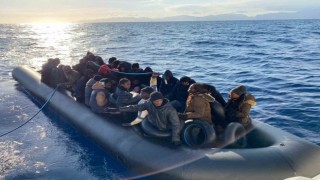Marmariste 62 düzensiz göçmen kurtarıldı
