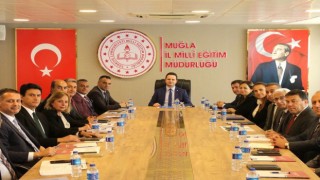 Muğlada eğitim yöneticileri afet sonrası yapılan çalışmaları değerlendirdi