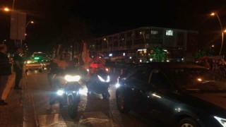 Marmariste Galatasaraylılar sokağa taştı