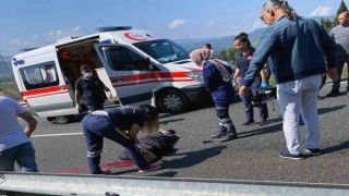 Muğlada kaza: Motosiklet sürücüsü ağır yaralı