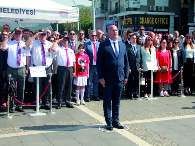 MARMARİS ATATÜRK MEYDANINDA GERÇEKLEŞTİRİLEN 19 MAYIS GENÇLİK VE SPOR BAYRAMI TÖRENİ